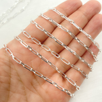 Load image into Gallery viewer, Diamond Cut Paperclip Link Chains