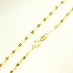 Load image into Gallery viewer, 14K Solid Yellow Flat Marina Link Chain