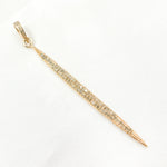 Load image into Gallery viewer, DP224. Diamond Silver Spike Pendant