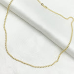 Load image into Gallery viewer, 14K Solid Yellow Gold Ball Necklace