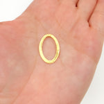 Load image into Gallery viewer, Shop Gold-plated Sterling Silver Brushed Marquis Connector