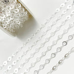 Load image into Gallery viewer, Silver Circle Link Chains