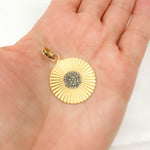 Load image into Gallery viewer, Sterling Silver Round Pendant