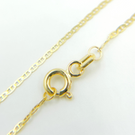 Load image into Gallery viewer, Solid Gold Flat Marina Necklace