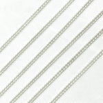 Load image into Gallery viewer, Sterling Silver Curb Link Chain