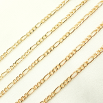 Load image into Gallery viewer, 2931CHRGF. Gold Filled Flat Figaro Chain
