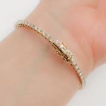 Load image into Gallery viewer, Buy 14K Solid Gold Diamond Bangle