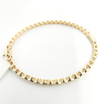 Load image into Gallery viewer, KG102. 14K Solid Gold Diamonds Bangle