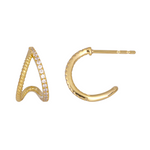 Load image into Gallery viewer, Shop 14K Solid Rose Gold Diamond Stud Earrings