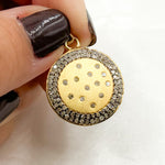 Load image into Gallery viewer, Diamond Silver Round Pendant