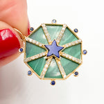 Load image into Gallery viewer, KG161. 14K Gold Star Pendants