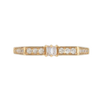 Load image into Gallery viewer, 14K Solid Gold Diamond Ring.
