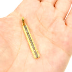 Load image into Gallery viewer, DP266. Diamond Sterling Silver Rectangle Pendant