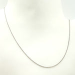 Load image into Gallery viewer, 14K Solid White Gold Wheat Chain