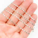 Load image into Gallery viewer, X39SS. Sterling Silver Diamond Cut Mariner Link Chain