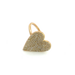 Load image into Gallery viewer, 14k Solid Gold Diamond Heart Ring.
