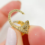 Load image into Gallery viewer, DC633. Diamond & Sterling Silver Oval Trigger Clasp