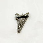 Load image into Gallery viewer, DE022. Pave Diamond Sterling Silver Horn Pendant