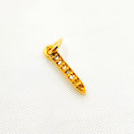 Load image into Gallery viewer, DC673. Diamond Sterling Silver Mini Spike Charm