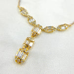 Load image into Gallery viewer, NFH70374. 14K Solid Gold Diamond Necklace