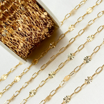 Load image into Gallery viewer, V221GF. 14k Gold Filled Marina and Cable Link Chain