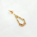 Load image into Gallery viewer, DC365. Diamond Sterling Silver Drop Pendant