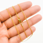 Load image into Gallery viewer, 030KV0934000. 14k Solid Yellow Gold Venetian Box Link Chain