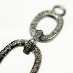 Load image into Gallery viewer, DC971. Diamond Sterling Silver Oval Link Connector