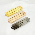 Load image into Gallery viewer, DC582. Diamond & Sterling Silver Rectangle Connector