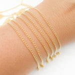 Load image into Gallery viewer, 14K Solid Gold Smooth Curb Chain