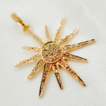 Load image into Gallery viewer, DP366. Diamond Sterling Silver Sun Pendant