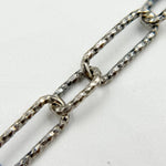 Load image into Gallery viewer, Sterling Silver Hammered Long and Short Chain