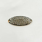 Load image into Gallery viewer, DC867. Diamond Sterling Silver Oval Connector