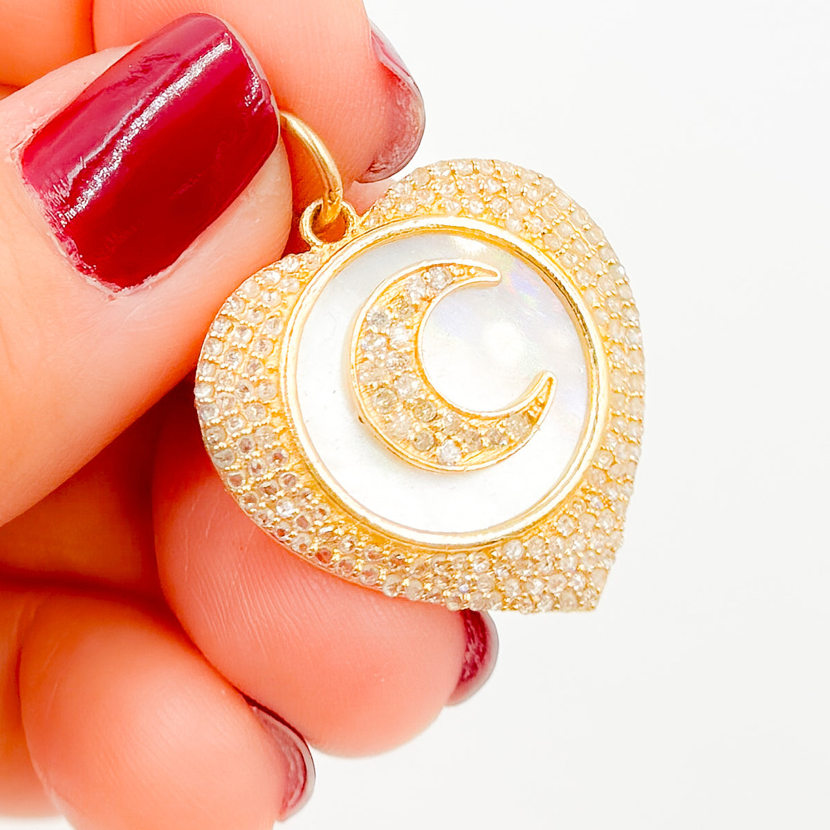 KG182. 14K Solid Gold Heart Pendant