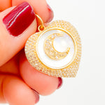 Load image into Gallery viewer, KG182. 14K Solid Gold Heart Pendant