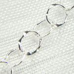 Load image into Gallery viewer, Buy Sterling Silver Hammered Circle Chain