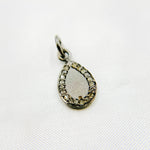 Load image into Gallery viewer, DC212. Diamond Sterling Silver Drop Charm
