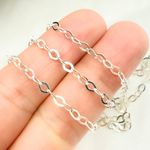 Load image into Gallery viewer, 925 Sterling Silver Flat Cable Link Chain. Z98SS
