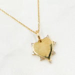 Load image into Gallery viewer, PHA38736. 14K Solid Gold Heart Shape Diamond Necklace
