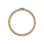 Load image into Gallery viewer, RAA01545. 14K Solid Yellow Gold Solo Baguette Ring