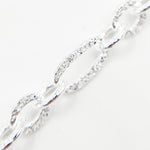 Load image into Gallery viewer, Shop Sterling Silver Textured Long and Short Link Chain