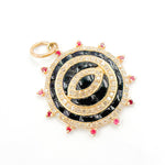 Load image into Gallery viewer, Buy Now Gold Evil Eye Pendant
