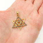 Load image into Gallery viewer, DP661. Diamond Sterling Silver Star Pendant