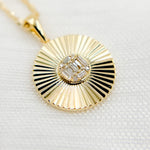 Load image into Gallery viewer, 14K Gold Diamond Necklace
