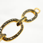 Load image into Gallery viewer, DC971. Diamond Sterling Silver Oval Link Connector