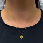 Load image into Gallery viewer, Shop 14k Solid Gold Diamond and Gemstone Circle Charm