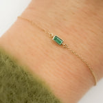 Load image into Gallery viewer, CB96328. 14k Solid Gold Gemstone Bracelet