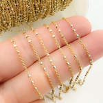 Load image into Gallery viewer, Gold Plated 925 Sterling Silver Satellite 3 Cubes Chain