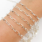 Load image into Gallery viewer, Y53SS. Sterling Silver Diamond Cut Oval Cable Chain