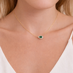 Load image into Gallery viewer, NT404520. 14K Solid Gold Diamond and Gemstone Necklace